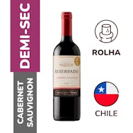 Vinho Tinto Cabernet Sauvignon Reservado Concha y Toro 750ml